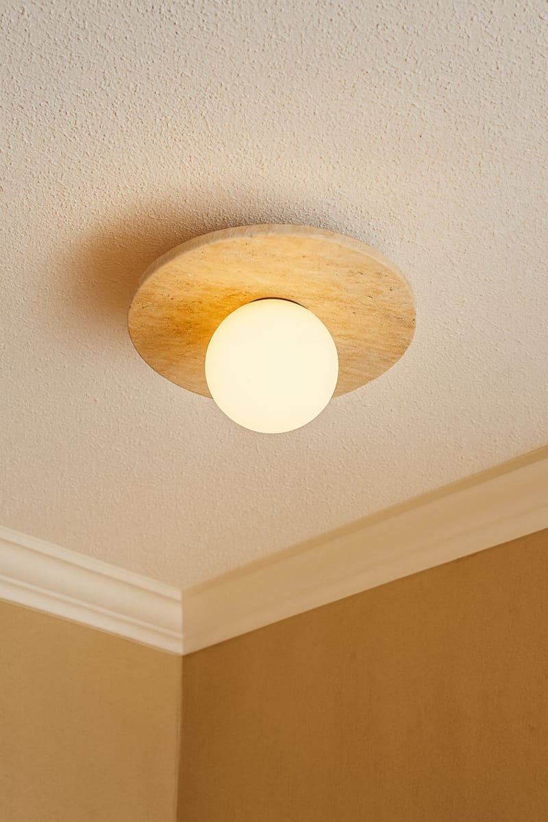 Kummer loftlampe - Beige og Hvid - Belysning - Lamper & indendørsbelysning - Loftlampe - Lysekroner