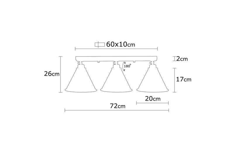 Loftlampe Adrimx Sort - Sort - Belysning - Lamper & indendørsbelysning - Loftlampe - Pendellamper & hængelamper