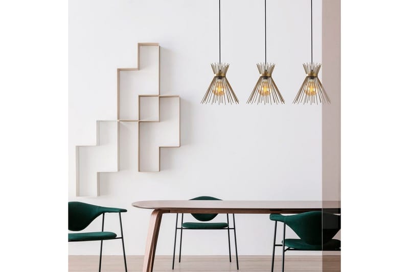 Loftlampe Afroz Sort Tre stik - Tre stik - Belysning - Lamper & indendørsbelysning - Loftlampe - Pendellamper & hængelamper