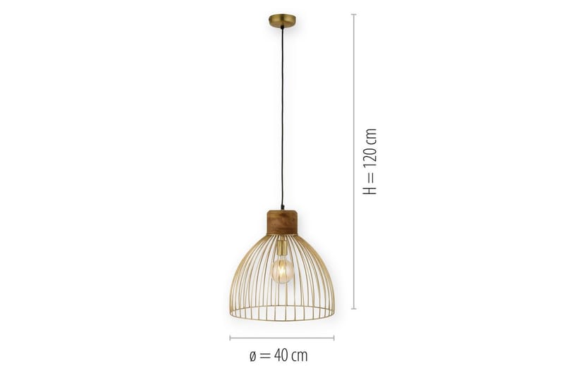 Loftlampe Alami - 40x120x40 cm - Belysning - Lamper & indendørsbelysning - Loftlampe - Pendellamper & hængelamper