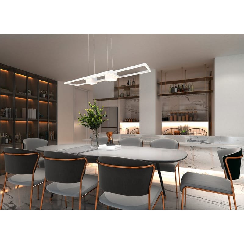 Loftlampe Albany - Mat hvid - Belysning - Lamper & indendørsbelysning - Loftlampe - Pendellamper & hængelamper