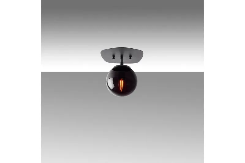 Loftlampe Ariofield (20 x 25 x 25 cm) Sort, Sort