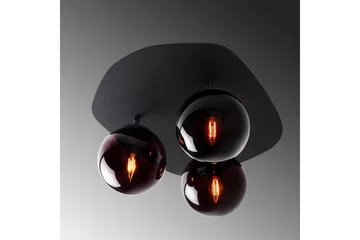 Loftlampe Ariofield Tredobbelt Sort - Sort - Belysning - Lamper & indendørsbelysning - Loftlampe - Plafond