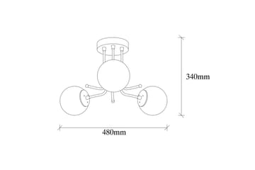 Loftlampe Bhika Rany / Hvid - Rany / Hvid - Belysning - Lamper & indendørsbelysning - Loftlampe - Plafond