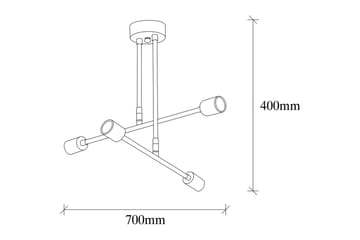 Loftlampe Blomst Sort - Sort - Belysning - Lamper & indendørsbelysning - Loftlampe - Plafond