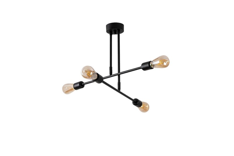Loftlampe Blomst Sort - Sort - Belysning - Lamper & indendørsbelysning - Loftlampe - Plafond