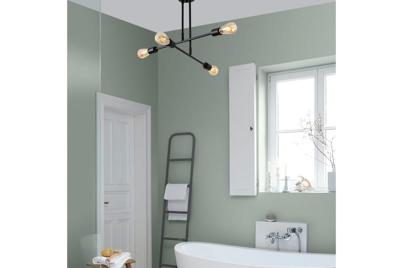 Loftlampe Blomst Sort - Sort - Belysning - Lamper & indendørsbelysning - Loftlampe - Plafond