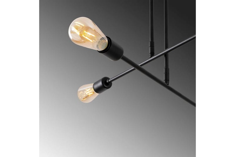 Loftlampe Blomst Sort - Sort - Belysning - Lamper & indendørsbelysning - Loftlampe - Plafond