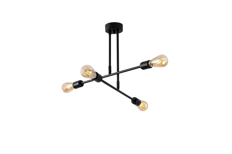 Loftlampe Blomst Sort - Sort - Belysning - Lamper & indendørsbelysning - Loftlampe - Plafond