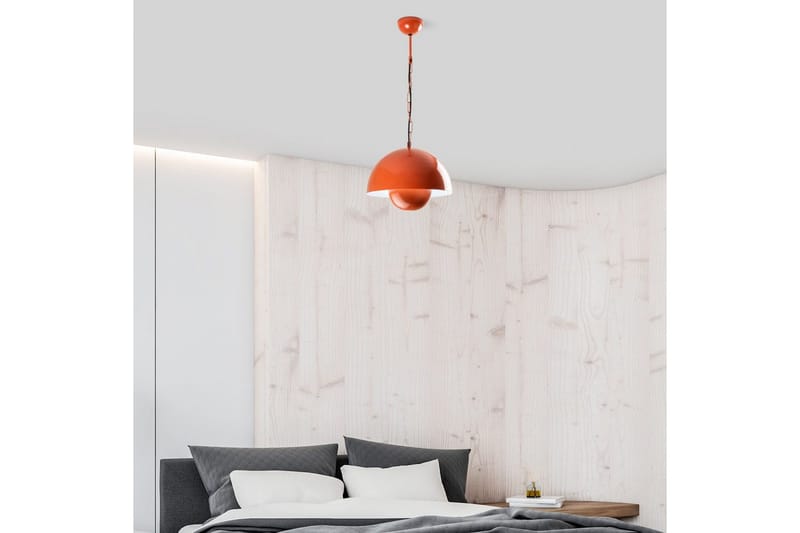 Loftlampe Brena Enkelt Fatning Orange - Orange - Belysning - Lamper & indendørsbelysning - Loftlampe - Pendellamper & hængelamper