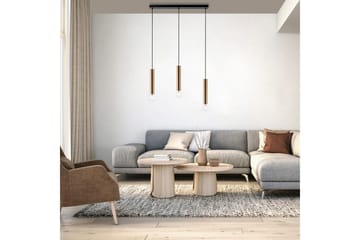 Loftlampe Bruna - 6x120x65 cm, Messing Mat - Belysning - Lamper & indendørsbelysning - Loftlampe - Pendellamper & hængelamper