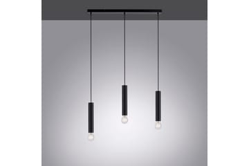 Loftlampe Bruna - 6x120x65 cm, Sort - Belysning - Lamper & indendørsbelysning - Loftlampe - Pendellamper & hængelamper