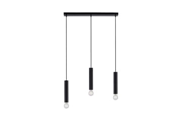 Loftlampe Bruna - 6x120x65 cm, Sort - Belysning - Lamper & indendørsbelysning - Loftlampe - Pendellamper & hængelamper