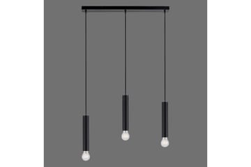 Loftlampe Bruna - 6x120x65 cm, Sort - Belysning - Lamper & indendørsbelysning - Loftlampe - Pendellamper & hængelamper
