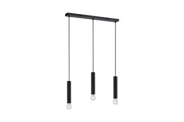 Loftlampe Bruna - 6x120x65 cm, Sort - Belysning - Lamper & indendørsbelysning - Loftlampe - Pendellamper & hængelamper