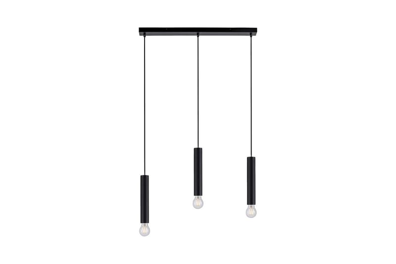 Loftlampe Bruna - 6x120x65 cm, Sort - Belysning - Lamper & indendørsbelysning - Loftlampe - Pendellamper & hængelamper