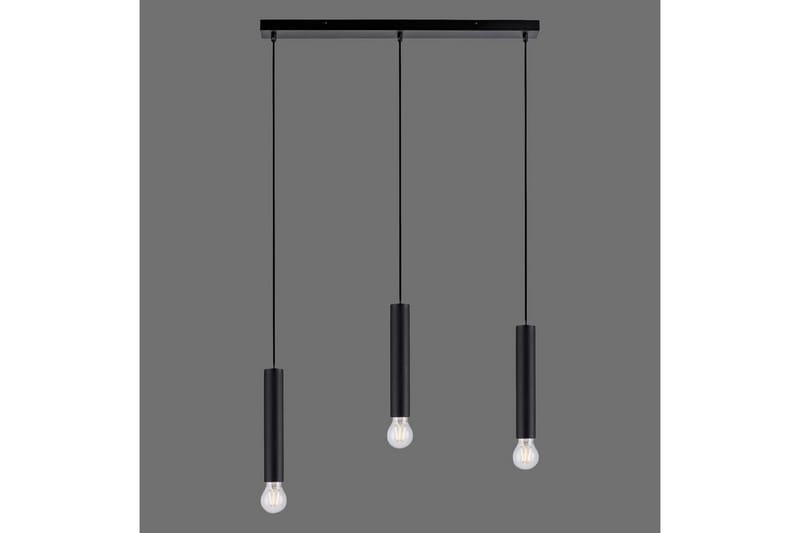 Loftlampe Bruna - 6x120x65 cm, Sort - Belysning - Lamper & indendørsbelysning - Loftlampe - Pendellamper & hængelamper