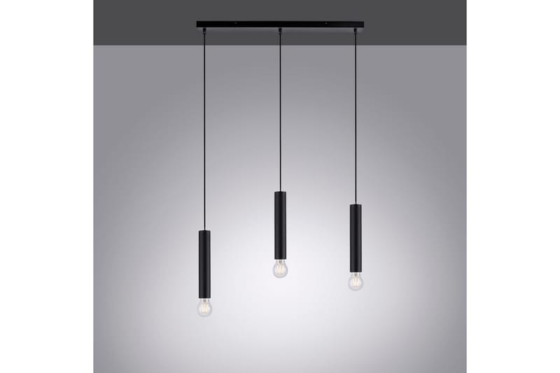 Loftlampe Bruna - 6x120x65 cm, Sort - Belysning - Lamper & indendørsbelysning - Loftlampe - Pendellamper & hængelamper