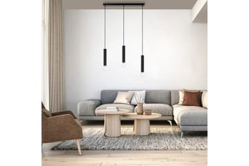 Loftlampe Bruna - 6x120x65 cm, Sort - Belysning - Lamper & indendørsbelysning - Loftlampe - Pendellamper & hængelamper