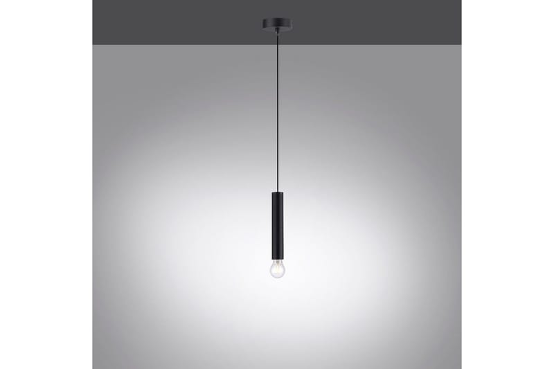 Loftlampe Bruna - 9x120x9 cm, Sort - Belysning - Lamper & indendørsbelysning - Loftlampe - Pendellamper & hængelamper