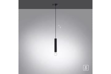 Loftlampe Bruna - 9x120x9 cm, Sort - Belysning - Lamper & indendørsbelysning - Loftlampe - Pendellamper & hængelamper