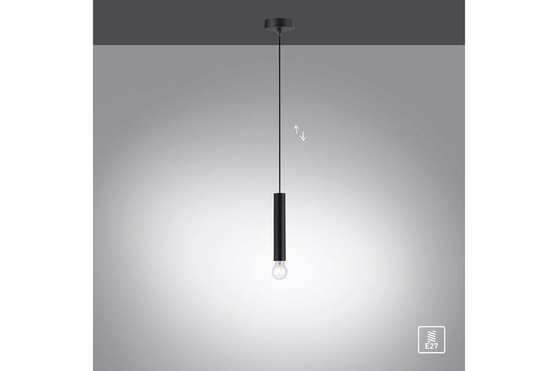 Loftlampe Bruna - 9x120x9 cm, Sort - Belysning - Lamper & indendørsbelysning - Loftlampe - Pendellamper & hængelamper