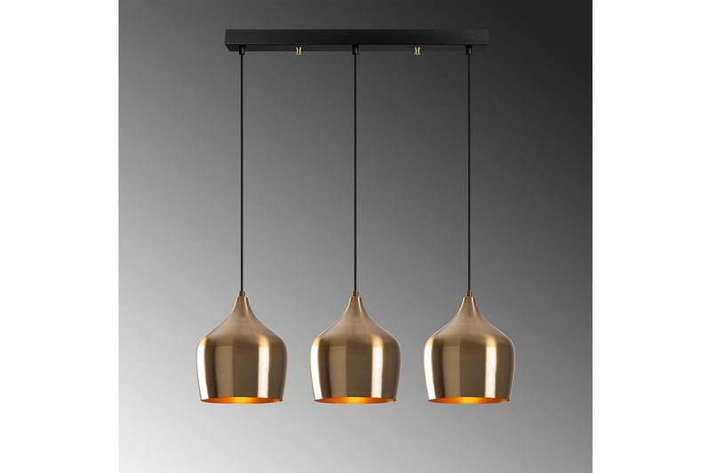 Loftlampe Chichela Tre Vintage - Guld - Belysning - Lamper & indendørsbelysning - Loftlampe - Pendellamper & hængelamper