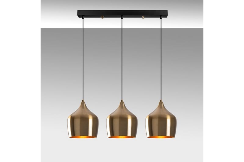 Loftlampe Chichela Tre Vintage - Guld - Belysning - Lamper & indendørsbelysning - Loftlampe - Pendellamper & hængelamper