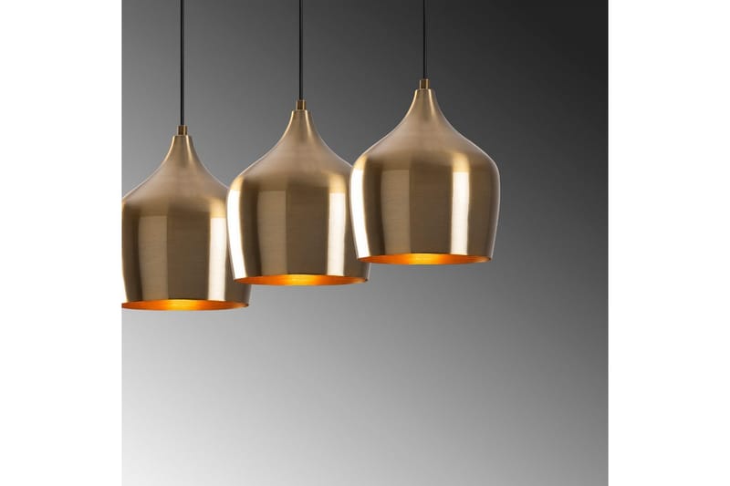Loftlampe Chichela Tre Vintage - Guld - Belysning - Lamper & indendørsbelysning - Loftlampe - Pendellamper & hængelamper