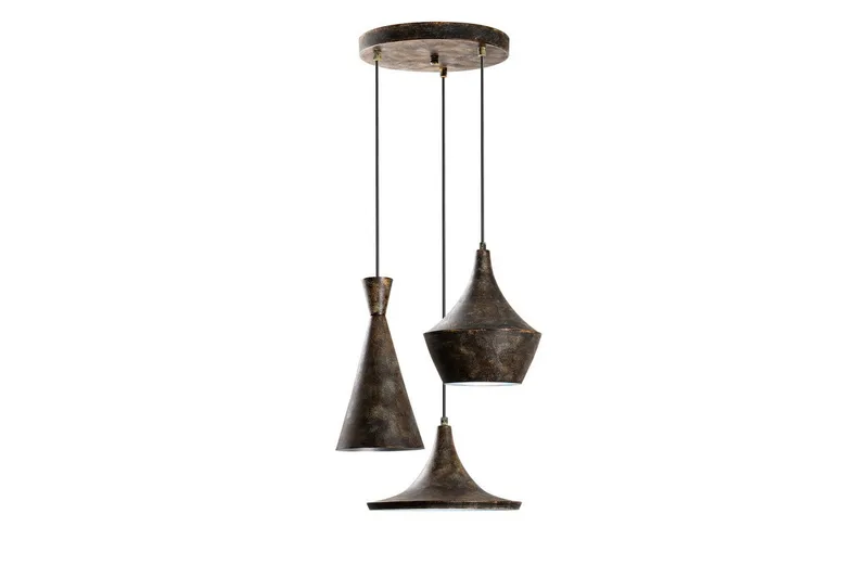 Loftlampe Cindel Antikation, Guld