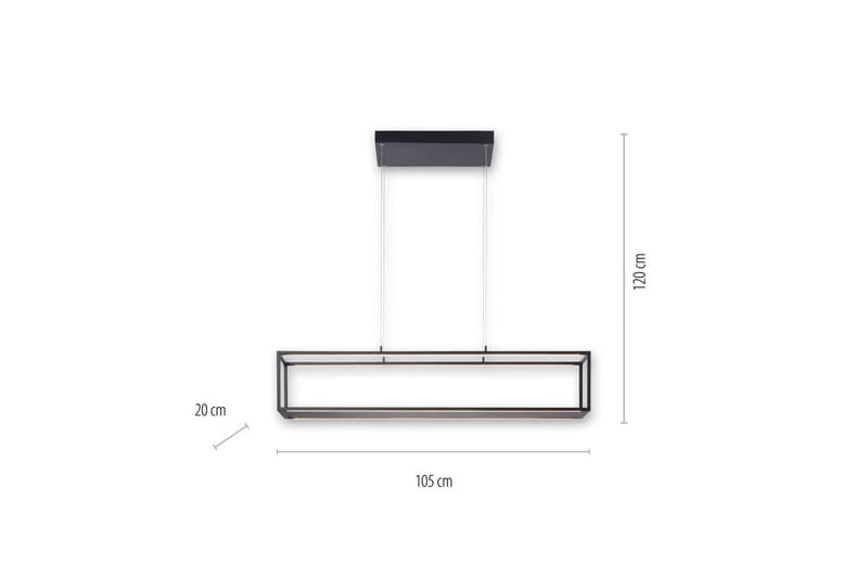 Loftlampe Contura - 20x120x105 cm - Belysning - Lamper & indendørsbelysning - Loftlampe - Pendellamper & hængelamper