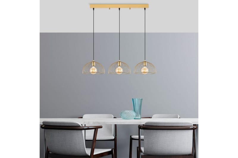 Loftlampe Corva Skinnende Rany Horisontal Base - Horisontal Base - Belysning - Lamper & indendørsbelysning - Loftlampe - Pendellamper & hængelamper