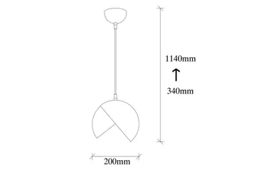 Loftlampe Dalenor Sort / Rany Enkelt stik - Enkelt stik - Belysning - Lamper & indendørsbelysning - Loftlampe - Pendellamper & hængelamper