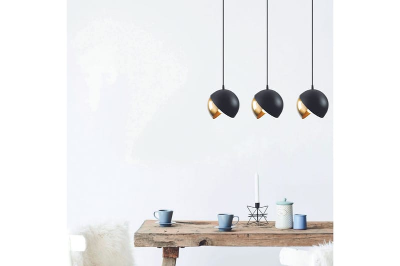 Loftlampe Dalenor Sort / Rany Tre stik - Tre stik - Belysning - Lamper & indendørsbelysning - Loftlampe - Pendellamper & hængelamper