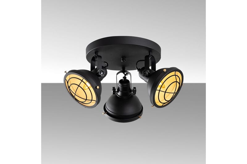 Loftlampe Desten Sort - Sort - Belysning - Lamper & indendørsbelysning - Loftlampe - Plafond