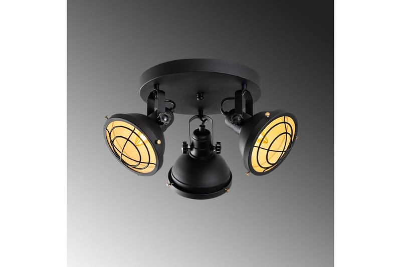 Loftlampe Desten Sort - Sort - Belysning - Lamper & indendørsbelysning - Loftlampe - Plafond