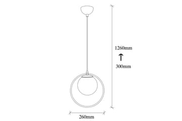 Loftlampe Dolcer Sort / Hvid - Sort / Hvid - Belysning - Lamper & indendørsbelysning - Loftlampe - Pendellamper & hængelamper