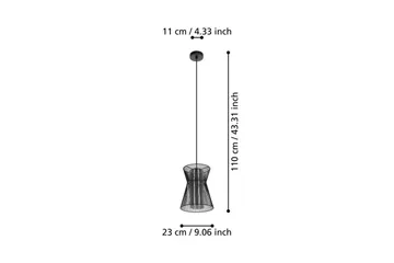 Loftlampe Eglo Maseta Sort Gennemsigtig - Sort - Belysning - Lamper & indendørsbelysning - Loftlampe - Pendellamper & hængelamper
