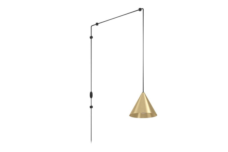 Loftlampe Eglo Narices, Sort/Messing