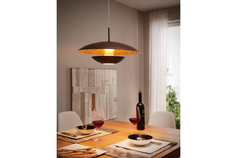 Loftlampe Eglo Nuvano - Sort/Guld - Belysning - Lamper & indendørsbelysning - Loftlampe - Pendellamper & hængelamper
