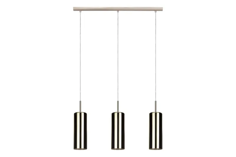 Loftlampe Eglo Selvino med 3 Lamper Nickel-Matt Guldfarvet, Guld