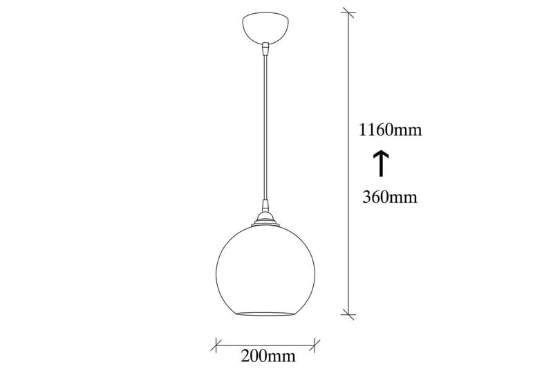 Loftlampe Elanorstead Rany / Sort - Guld/Sort - Belysning - Lamper & indendørsbelysning - Loftlampe - Pendellamper & hængelamper