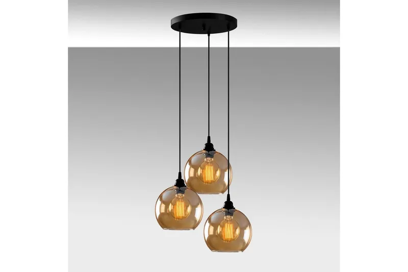 Loftlampe Elanorstead Three Rany / Sort - Guld/Sort - Belysning - Lamper & indendørsbelysning - Loftlampe - Pendellamper & hængelamper