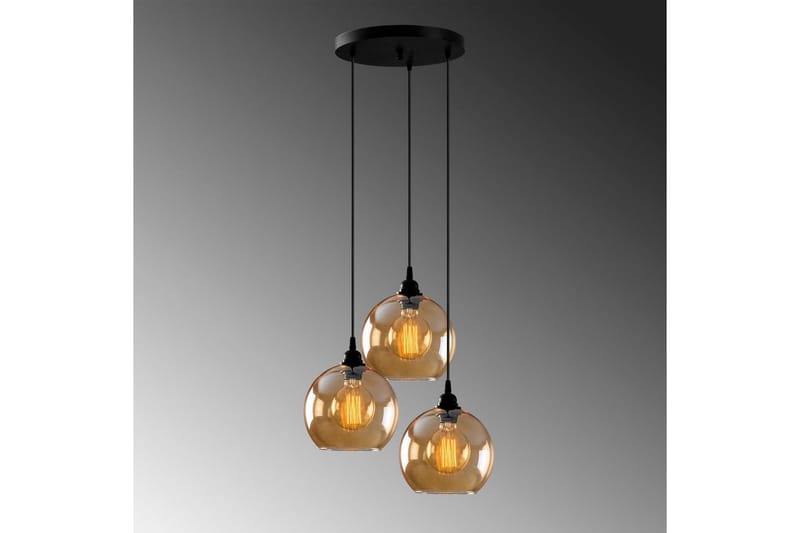 Loftlampe Elanorstead Three Rany / Sort - Guld/Sort - Belysning - Lamper & indendørsbelysning - Loftlampe - Pendellamper & hængelamper