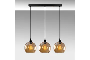 Loftlampe Elanorstead Tre Rany / Sort Vandret - Guld/Sort - Belysning - Lamper & indendørsbelysning - Loftlampe - Pendellamper & hængelamper