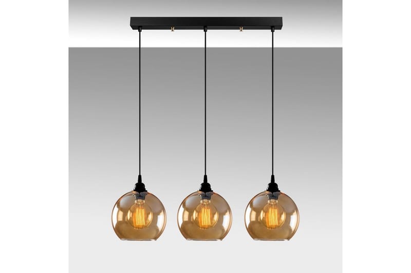 Loftlampe Elanorstead Tre Rany / Sort Vandret - Guld/Sort - Belysning - Lamper & indendørsbelysning - Loftlampe - Pendellamper & hængelamper