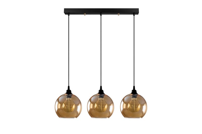 Loftlampe Elanorstead Tre Rany / Sort Vandret - Guld/Sort - Belysning - Lamper & indendørsbelysning - Loftlampe - Pendellamper & hængelamper