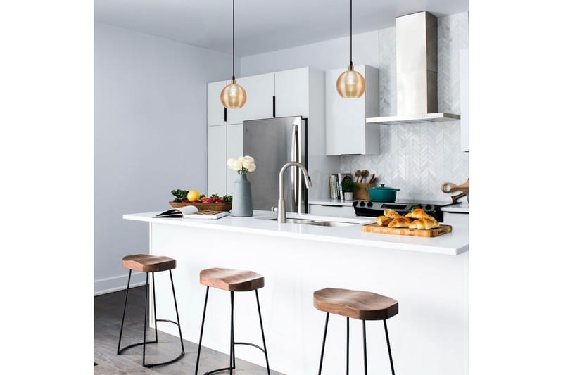 Loftlampe Elra Gul / Vintage - Gul / Vintage - Belysning - Lamper & indendørsbelysning - Loftlampe - Pendellamper & hængelamper