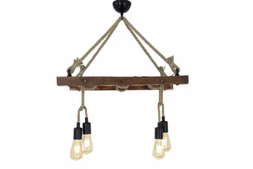 Loftlampe Eluna Valnød - Brun - Belysning - Lamper & indendørsbelysning - Loftlampe - Pendellamper & hængelamper
