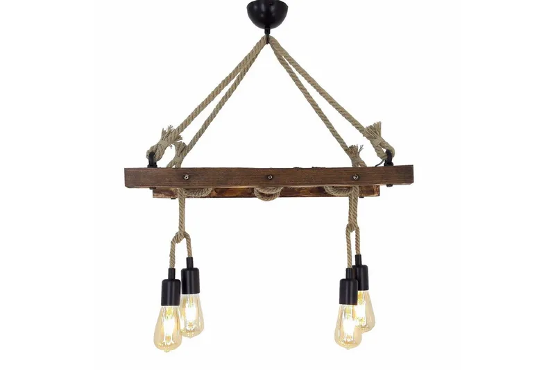 Loftlampe Eluna Valnød - Brun - Belysning - Lamper & indendørsbelysning - Loftlampe - Pendellamper & hængelamper